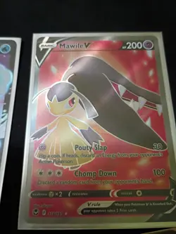 Pokemon TCG Silver Tempest 4-Card V Lot: Alolan Vulpix/Pidgeot/Kingler/Mawile - Image 5