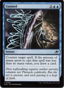 Unravel U Edge of Eternities 83 NM MTG - Image 1