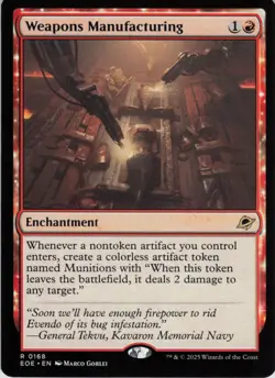 Weapons Manufacturing R Edge of Eternities 168 NM Normal MTG - Image 1