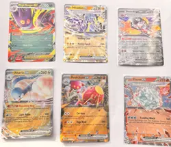 Pokemon TCG Holo Full Art 6-Card Lot Mega Gengar EX Miraidon ex + More - Image 1