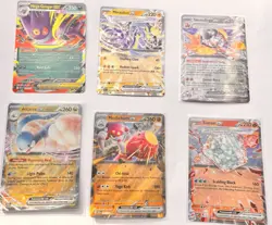 Pokemon TCG Holo Full Art 6-Card Lot Mega Gengar EX Miraidon ex + More - Image 2