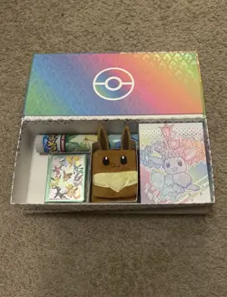 Prismatic Evolutions SPC Play Mat, Deck Box, Card Sleeves - *No Packs or promo* - Image 1