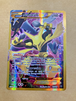 Alakazam EX (Secret) 125/124 Fates Collide Holo Amazing Card - Image 1