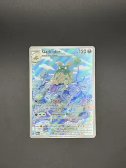 Pokemon Cards Garbodor 204/182 Paradox Rift Illustration Rare - Image 1