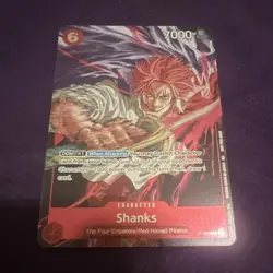 Bandai One Piece Card Game Shanks P-033 Promo Character Foil English 7000 - Image 1
