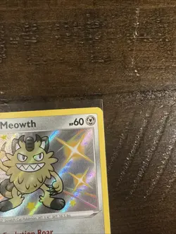 Pokemon Cards Galarian Meowth SV086/SV122 Shiny Holo Rare Shining Fates - (NM) - Image 2