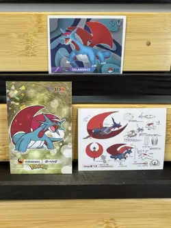Pokemon Salamence Lot of Cards and Stickers - Salamence #373 Lot of 20 - Image 2