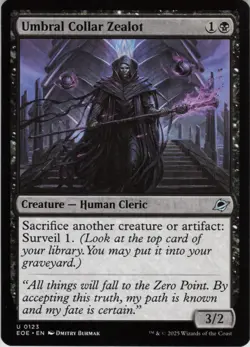 Umbral Collar Zealot U Edge of Eternities 123 NM Normal MTG - Image 1