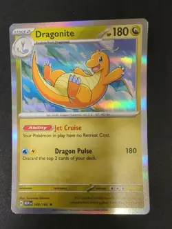 Dragonite Scarlet Violet 151 149/165 Holo Pokemon Card NM - Image 1