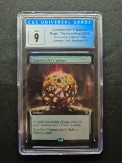 Commander's Sphere (CMR 693) - MTG single - CGC Universal Grade 9 - Mint - Image 1