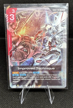 Improved Technique GD03-109 R Gundam Card Game Steel Requiem Rare NM! - Image 1