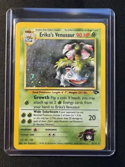 Erika’s Venusaur Holo 4/132 Gym Challenge - Vintage WotC Pokemon Card LP+ - Image 1