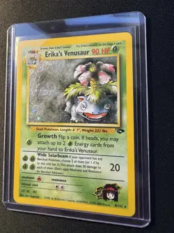 Erika’s Venusaur Holo 4/132 Gym Challenge - Vintage WotC Pokemon Card LP+ - Image 3
