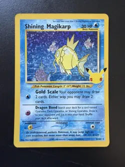 Shining Magikarp 66/64 Pokemon Celebrations Classic Collection Holo Card - Image 1