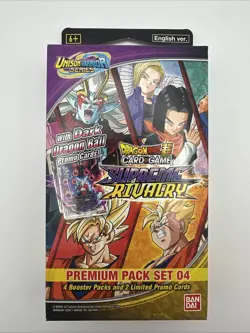 Dragon Ball Super Card Game Supreme Rivalry Premium Pack set 04 - NEW / Sealed 811039034252 - Image 1