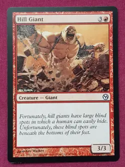 Magic The Gathering DUELS OF THE PLANESWALKERS HILL GIANT red card MTG - Image 1