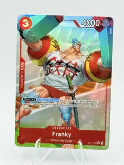 FRANKY One Piece ST21-011 Starter Deck Gear 5 Alt Art Full Art Card English - Image 1