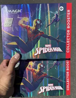 Magic: The Gathering Spider-Man Collector Omega Box Booster Marvel MTG - IN HAND - Image 1