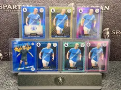 Topps 2026 Erling Haaland Auto /150 + Numbered Bundle (7 Cards) Manchester City - Image 1