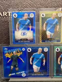 Topps 2026 Erling Haaland Auto /150 + Numbered Bundle (7 Cards) Manchester City - Image 2