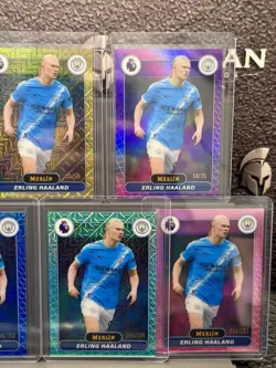 Topps 2026 Erling Haaland Auto /150 + Numbered Bundle (7 Cards) Manchester City - Image 3