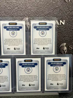 Topps 2026 Erling Haaland Auto /150 + Numbered Bundle (7 Cards) Manchester City - Image 5