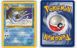 Golduck 35/62 Uncommon Fossil Pokemon Unlimited LP Himeno - Image 3