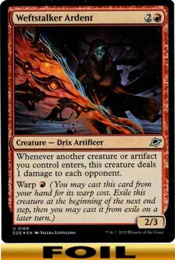1x - Weftstalker Ardent - FOIL #169 - Edge of Eternities - CUC NM MTG - Image 1