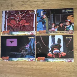 Topps Mewtwo Strikes Back Pokemon Movie Animation Edition 1998 Lot 4 Cards - Image 1