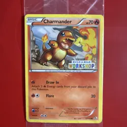 Build-A-Bear Workshop Charmander 11/113 Promo Eng 2013 SEALED Pokemon TCG - Image 2