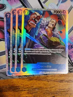 One Piece TCG Crocodile OP09-046 Playset (x4) - Image 1