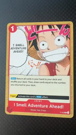 I Smell Adventure Ahead! (Promotion Pack 2022) P-002 One Piece Promotion NM - Image 1
