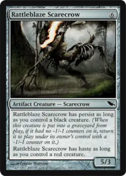 Rattleblaze Scarecrow - Medium Play MTG Shadowmoor - Image 1