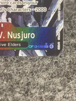 St. Ethanbaron V. Nusjuro Rare Alt (Alternate Art) OP13-080 Carrying On His Will - Image 3