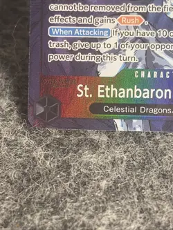 St. Ethanbaron V. Nusjuro Rare Alt (Alternate Art) OP13-080 Carrying On His Will - Image 4