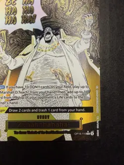 Zehahahahaha! (Alternate Art) OP16-116 One Piece TCG The Time of Battle NM - Image 4