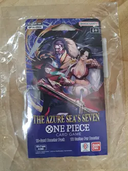 ONE PIECE TCG OP-14 The Azure Sea’s Seven Booster Pack Sleeved SEALED English - Image 1