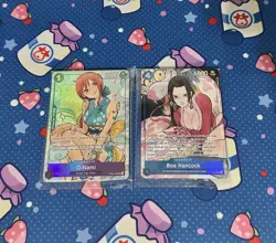 One Piece Illustration Box Vol 1 SEALED PROMO SET O-Nami & Boa Hancock! ST17-004 - Image 1