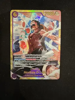 One Piece TCG EB-02-061 Monkey.D.Luffy Secret Rare Anime 25th Collection English - Image 1