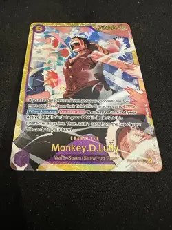 One Piece TCG EB-02-061 Monkey.D.Luffy Secret Rare Anime 25th Collection English - Image 2