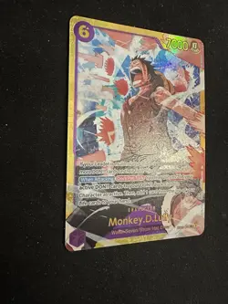 One Piece TCG EB-02-061 Monkey.D.Luffy Secret Rare Anime 25th Collection English - Image 4