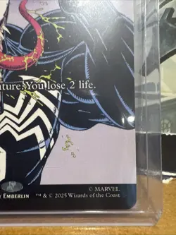 MTG Marvel Spider-Man Infernal Grasp Venom Variant #018 Rare Alt Art - Image 4