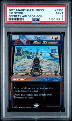 Big Score FOIL - Arcade Racers Secret Lair - MTG Card - PSA 9 Mint - Image 1