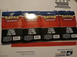 4 Unopened Pokemon 25 Card Packs: With ONE GUARANTEED FOIL CARD IN EACH - Image 2
