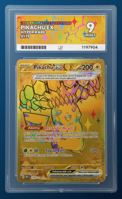 Ace 9 Pikachu ex 179/131 Prismatic Evolutions Pokemon Card - Image 1