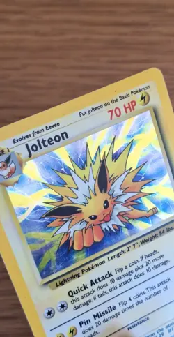 Pokemon Jolteon Holo 4/64 Jungle Card - Excellent Condition NM - Image 3