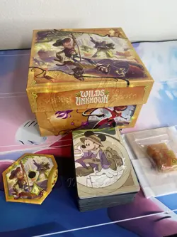 Disney Lorcana Wilds Unknown Opened Trove Box + Common/Uncommon Bulk Card Lot - Image 1