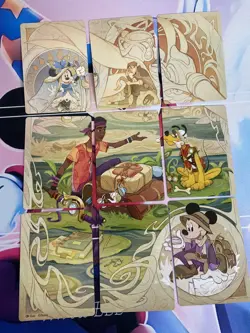 Disney Lorcana Wilds Unknown Opened Trove Box + Common/Uncommon Bulk Card Lot - Image 3