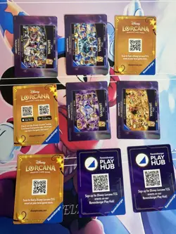 Disney Lorcana Wilds Unknown Opened Trove Box + Common/Uncommon Bulk Card Lot - Image 4
