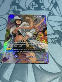 Miss All Sunday Card Game OP04-064 SP Wings of Captain ( Lightly Played) - Image 1